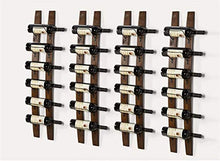Classico Wine Rack Hanging solido legno di noce del colore della parete semplice Moderno Legno grano Chiaro forte e stabile pieghevole salvaspazio durevole disegno semplice di Hanging calice di metter