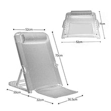 WUTONG Sedia da Terra con Sedile Regolabile con Supporto per Schienale e bracciolo Sedia da Lettura Pieghevole Sedie in Tatami per Finestra a bovindo da Pavimento Interno, Cuscino Gratuito