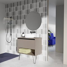 Amizuva Yoko Top Mobile da bagno, in legno, 80 cm, 4 pezzi