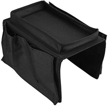 Poltrona/divano con portaoggetti, divano con porta-telecomando TV, divano con vassoio portaoggetti, con tasche e vassoio per bicchieri e altro