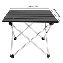Asixxsix Tavolo Pieghevole, Bellissimo Tavolo da Barbecue con metodo di Fissaggio a X Stabile e Durevole, Lega di Alluminio Portatile per Barbecue da Campeggio