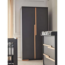 Armadio Pinio Snap 2 ante - Grigio e legno