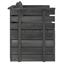 vidaXL Set Divani da Giardino su Pallet 7 pz con Cuscini Massello Pino