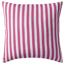 Buyounger Cuscini da Esterno 2 pz Stampa a Righe 45x45 cm Rosa