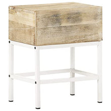 vidaXL Comodino 40x30x50 cm in Legno Massello di Mango