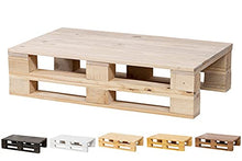 Tavolo da salotto con pallet nuovi, tavolo vintage, rustico