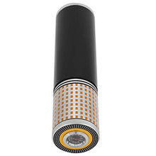 Scatola per sigari Tubi per sigari Accessori per sigari Portasigari Lega di zinco per conservare 3 sigari(black)