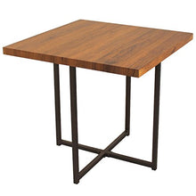MOD. Assisi Set Tavolo Bar e 4 Sgabelli Marrone Sedie Mobili Relax