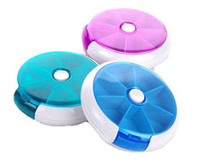 BIAOZH-Button Rotary Kit Portatile 7 griglia Box Drug Separati.