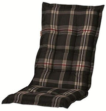 Mobili da Giardino Cuscini per sedie con Schienale Alto Cuscino da 8 cm Grigio Fantastic