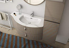Mobile bagno con lavabo (H 80 x L 80 cm) Colonna 2 ante(H 167 x L 35 cm)