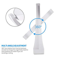 Specchio cosmetico con luce a LED, specchio da trucco con luce a LED, girevole a 360°, in ABS