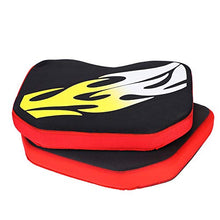 Tihebeyan Cuscino del Sedile Memory Foam per Barca in Memory Foam in Cotone con Ventose(Flame)