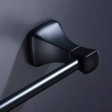 GYCS Mensola angolare per Bagno Nero Single Pole Bagno Hardware Pendente Single Pole Towel Rack Accessori per Il Bagno
