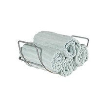 InterDesign Classico Portasciugamani da Parete, Metallo, Argento, 35x17.25x14.5 cm