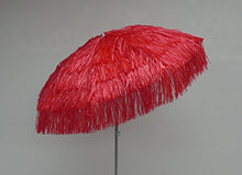 Maffei Art 6 Kenia, ombrellone Rotondo Diametro cm 200, ricoperto con Rafia, Made in Italy.