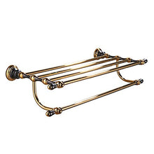 LCSD Portasciugamani in Ottone Dorato con Set di Accessori per Il Bagno in Bagno
