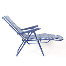 CREVICOSTA QUALITY MARK MARCA DI QUALITY SEDIA RELAX ELEGANTE BLU 12005, Metallo, Verde