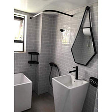 Chenbz Specchio per Il Trucco Semplice Esagonale, Muro per Il Bagno Specchio Creativo Specchio da Bagno Specchio da Bagno a Muro Specchio da Parete