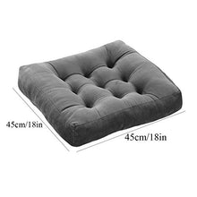 XHNXHN - Cuscino quadrato per sedia, imbottito, per interni ed esterni (sedia non inclusa). Colore: blu, 45 x 45 cm.