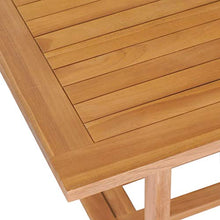 SKM Set da Pranzo 9 pz in Legno Massello di Teak (110.25kg)