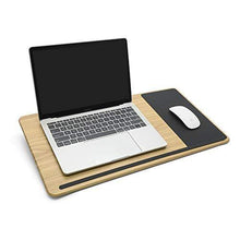 ergomi, Lapdesk per la casa, l'ufficio con morbido cuscino, bifacciale, ideale per l'utilizzo di laptop, grande, legno. - Arredi Casa