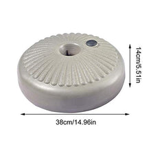 Base di Appoggio Standard in Plastica Base Rotonda per Ombrelloni per Ombrelloni Montante Dell'ombrellone in PE Supporto Ombrelloni A Parete Giardino Balcone Terrazza per Diametro 3.5-3.8cm