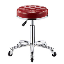 Sgabello Sedia girevole con ruote, cuscino spessore regolabile in altezza sgabello da colazione uso domestico cucina cucina sala da pranzo cafe sgabello sgabello (colore: D, dimensione: 33 * 56 cm)