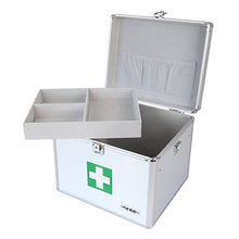 HMF 14702-09 Medicina Box, Valigia Medica, Alluminio, 30 x 25 x 25 cm