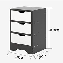 ZhuFengshop Comodino Comodino con Cassetti, Armadio di Grandi Dimensioni Cabinetwood Comodino Side Table