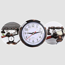 LYLSXY Wine Rack, supporto 1 Bottiglie con multifunzione Visualizzazione orologio Ripiani,Bronzo