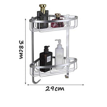 LYM &ripiano di stoccaggio Bagno Scaffale, Angolo Scaffale, Scaffale, Storage Rack-2 Strati Scaffale di Finitura