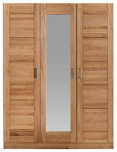 moebel-store24 Armadio PIA a 3 ante in legno di faggio massiccio