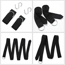 CLISPEED Amaca Cinghie Swing Albero Cinghie con S Ganci Altalena Appesa Kit di Campeggio Esterna Amaca Cinghie di Corda Accessori