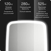DRBZ Trucco LED Specchio Cosmetico Touch Dimmer Interruttore Batteria Operat Stand per Da Tavolo Bagno Camera Da Letto Viaggio