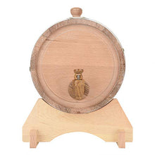 5L Botte di Rovere, Botte di Vino con Rubinetto, per Vino, Brandy, Whisky, Tequila