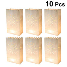 ARTFFEL Vola Accessori for la casa 10pcs Sun Candela Paper Bag Lanterna Paralume Wedding Path Decorazione della Festa di Compleanno .Compleanno