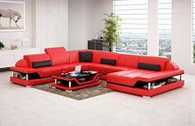 JVmoebel G8004 - Divano angolare in pelle, design moderno