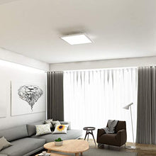 Briloner Leuchten - Lampada da soffitto a LED, Luce bianca naturale 4000K, metallo, metallo;plastica, bianco