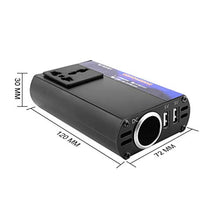 ZHANGJA Convertitore Display Digitale Caricabatteria da Auto per Camion Multifunzione