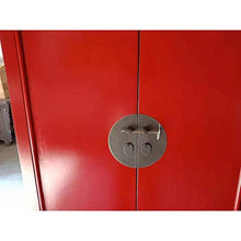 Etnicart - Armadio cinese rosso-90x170x40-Mobili etnici per camera letto salone ingresso cucina arredamento etnico