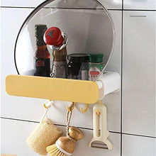 Gelentea - Supporto per lavabo a scomparsa per bagno, cucina, bagno, casa Giallo