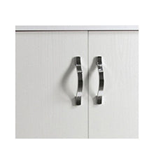 WEBMARKETPOINT Armadio scarpiera Bianco Mobile Due Ante Multiuso 3 Ripiani cm130x71x38