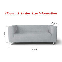 TLY Rivestimento di ricambio per Ikea Klippan Loveseat Sofa, in cotone