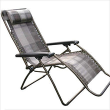 Generic Brands Utile Sedia Pieghevole reclinabile Sedia Portatile Multifunzionale per Il Tempo Libero in Metallo per Pausa Pranzo Balcone Beach