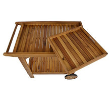 Limal Servierwagen Carrello da Servizio, Marrone, 94 x 55 x 15 cm