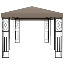 vidaXL Gazebo 3x3 m Crema in Tessuto