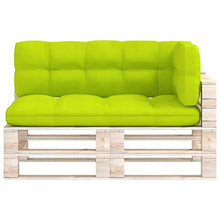 Buyounger Cuscini per Divano Pallet 3 pz Verde Brillante