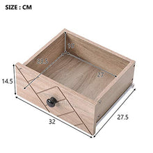Q-HL Comodino Cabina da Comodino Cabinet Storage Comodino 1 Cassetto con Manici in Metallo E Corridori per Camera da Letto Soggiorno Camera da Letto