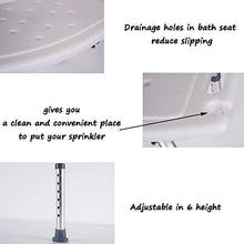 Impermeabile Bagno Sedia Sedia Antiscivolo for la Toilette Anziani Sgabello da Doccia in Camera Sgabello Anziani Bagno Sedile Robusta